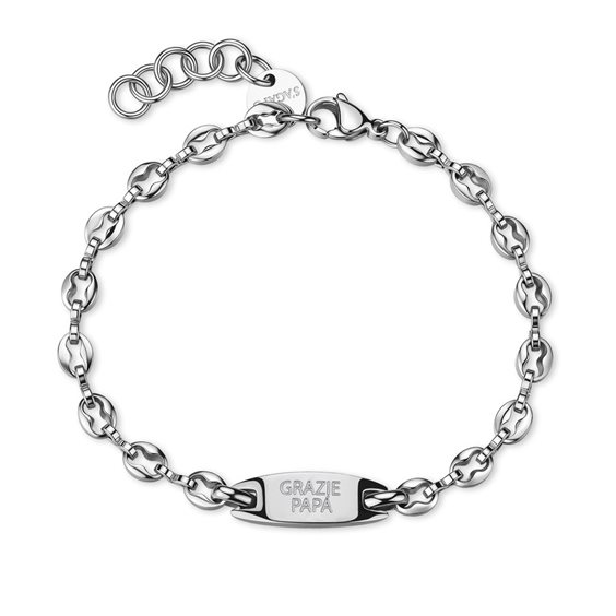 Bracciale Sagapo Uomo in Acciaio STILE02 - STILE02